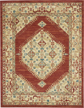 Traditional Vintage TRV03 Red Area Rug by Nourison