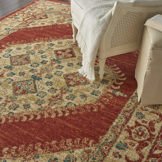 Traditional Vintage TRV03 Red Area Rug by Nourison