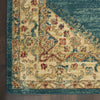 Traditional Vintage TRV03 Teal/Blue Area Rug by Nourison