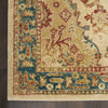 Traditional Vintage TRV04 Ivory/Teal Area Rug by Nourison
