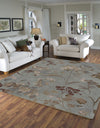 Momeni Transitions TS-05 Sage Area Rug Roomshot Feature
