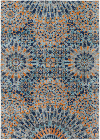 Surya Tessera TSE-1011 Grey/Orange Area Rug main image