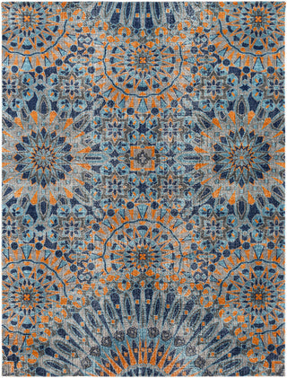 Surya Tessera TSE-1011 Grey/Orange Area Rug 7'10'' X 10'3''