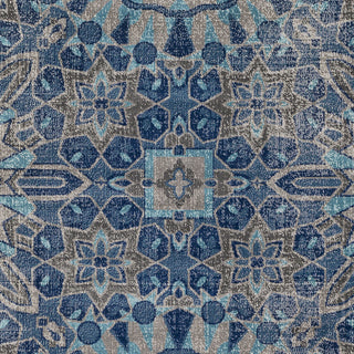 Surya Tessera TSE-1012 Grey/Blue Area Rug Closeup