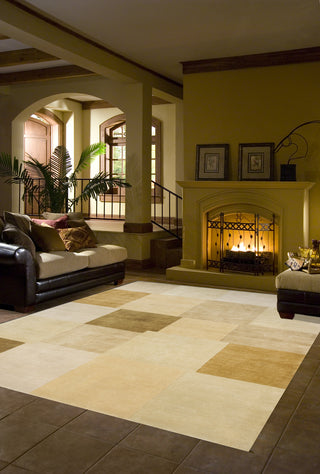 Momeni Tuscany TU-01 Ivory Area Rug Roomshot Feature