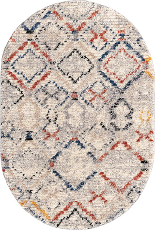 Unique Loom Tucson T-TUSN1 Multi Area Rug Oval Top-down Image