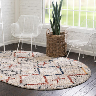 Unique Loom Tucson T-TUSN1 Multi Area Rug Oval Lifestyle Image