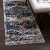 Unique Loom Tucson T-TUSN2 Blue Area Rug Runner Lifestyle Image