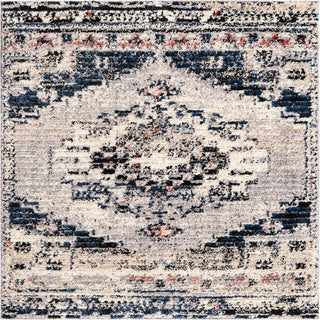 Unique Loom Tucson T-TUSN2 Gray Area Rug Square Top-down Image