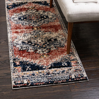 Unique Loom Tucson T-TUSN2 Rust Red Area Rug Runner Lifestyle Image