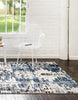 Unique Loom Tucson T-TUSN3 Blue Area Rug Rectangle Lifestyle Image