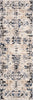 Unique Loom Tucson T-TUSN3 Ivory Area Rug Runner Top-down Image