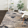 Unique Loom Tucson T-TUSN5 Gray Area Rug Rectangle Lifestyle Image