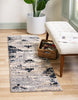 Unique Loom Tucson T-TUSN5 Gray Area Rug Runner Lifestyle Image