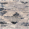 Unique Loom Tucson T-TUSN5 Gray Area Rug Square Top-down Image