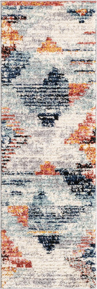 Unique Loom Tucson T-TUSN5 Multi Area Rug Runner Top-down Image