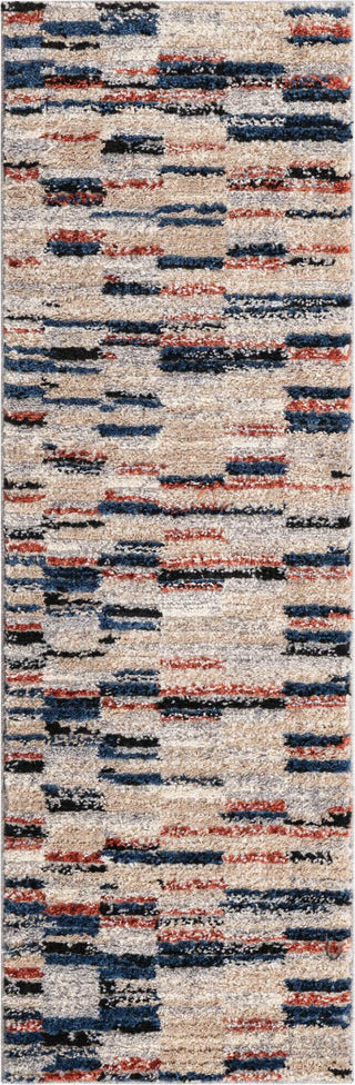 Unique Loom Tucson T-TUSN6 Multi Area Rug Runner Top-down Image