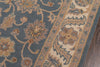 Momeni Tudor TUD-1 Blue Area Rug Corner Shot