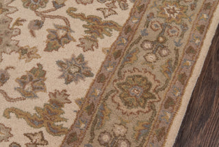 Momeni Tudor TUD-2 Beige Area Rug Corner Shot