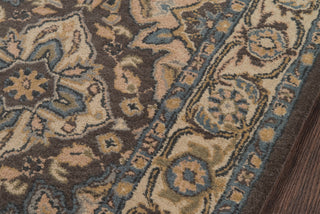 Momeni Tudor TUD-3 Grey Area Rug Corner Shot