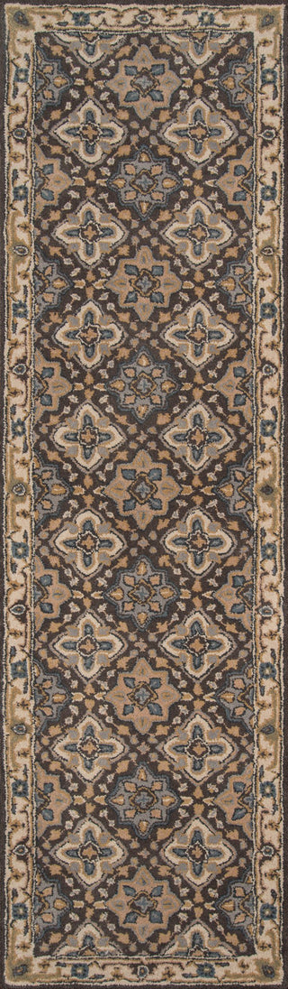 Momeni Tudor TUD-3 Grey Area Rug Closeup