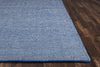 Rizzy Twist TW2922 Blue Area Rug Edge Shot