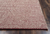Rizzy Twist TW2967 Burgundy Area Rug Edge Shot