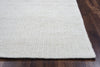 Rizzy Twist TW3065 Off White Area Rug Edge Shot