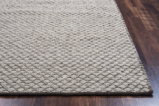 Rizzy Twist TW3097 Gray Area Rug Edge Shot
