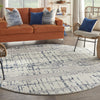 Nourison Twilight TWI10 Ivory/Navy Area Rug