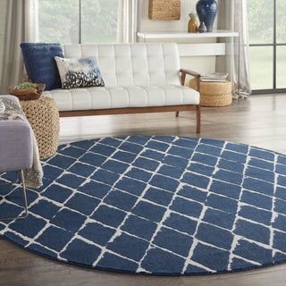 Nourison Twilight TWI15 Navy Area Rug