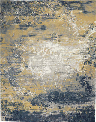 Nourison Twilight TWI22 Navy Gold Area Rug