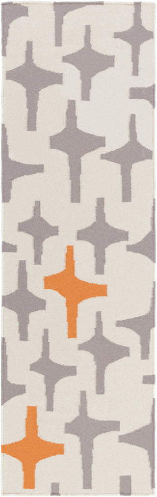 Surya Textila TXT-3004 Burnt Orange Area Rug by Lotta Jansdotter 2'6'' x 8' Runner