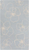 Surya Textila TXT-3008 Sky Blue Area Rug by Lotta Jansdotter 5' x 8'