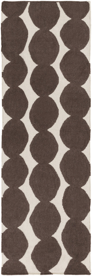 Surya Textila TXT-3012 Black Area Rug by Lotta Jansdotter 2'6'' x 8' Runner