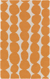 Surya Textila TXT-3013 Burnt Orange Area Rug by Lotta Jansdotter 5' x 8'