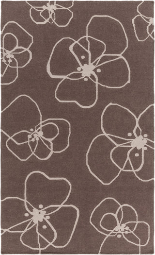 Surya Textila TXT-3015 Chocolate Area Rug by Lotta Jansdotter 5' x 8'