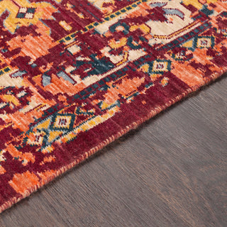 Surya Trailblazer TZR-1000 Medium Gray Wheat Bright Orange Denim Saffron Area Rug Texture Image