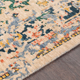 Surya Trailblazer TZR-1002 Wheat Medium Gray Bright Orange Saffron Denim Area Rug Texture Image