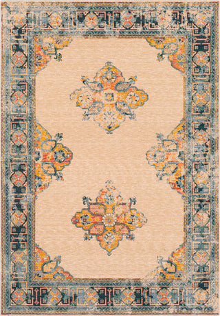 Surya Trailblazer TZR-1009 Wheat Saffron Dark Green Bright Orange Denim Area Rug main image