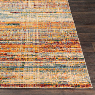 Surya Trailblazer TZR-1016 Wheat Saffron Dark Red Green Bright Orange Area Rug Detail Image