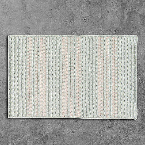 Colonial Mills Sunbrella Southport Stripe UH69 Sea Area Rug main image