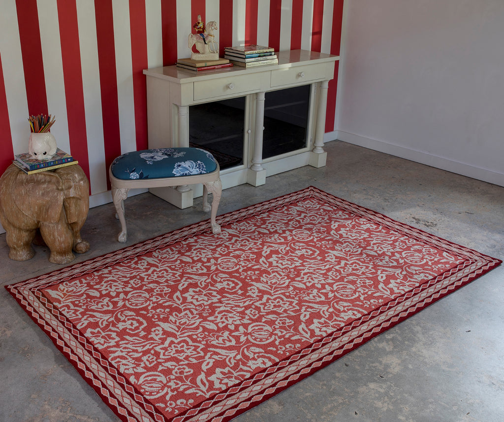 Momeni Under A Loggia UND-2 Red Area Rug by MADCAP Main Image Feature