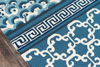 Momeni Under A Loggia UND-4 Navy Area Rug by MADCAP Close up