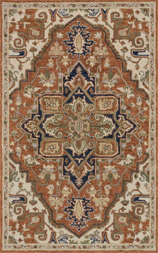 Loloi Underwood UN-02 Rust / Stone Area Rug main image