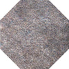 Unique Loom Uni-Luxe SPAD Gray Rug Pad Octagon Lifestyle Image