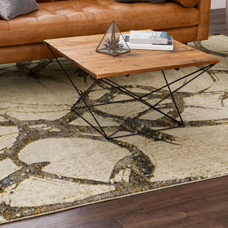 Karastan Omni Upala Periwinkle Area Rug Lifestyle Image Feature