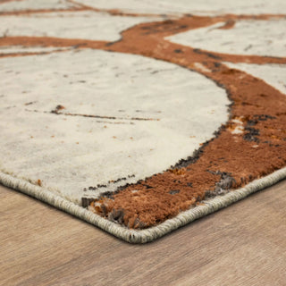 Karastan Omni Upala Terracotta Area Rug Corner 