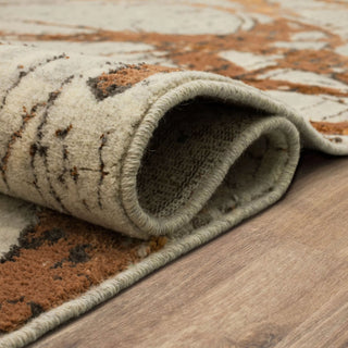 Karastan Omni Upala Terracotta Area Rug Rolled 