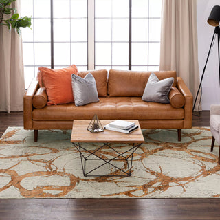 Karastan Omni Upala Terracotta Area Rug Room Scene Featured 